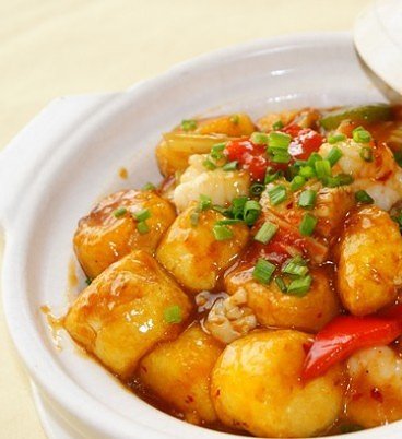 金针菇烩日本豆腐，家常随饭菜