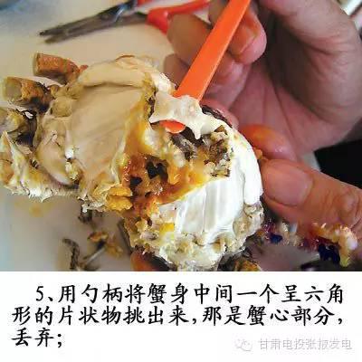 图解，螃蟹的正确吃法