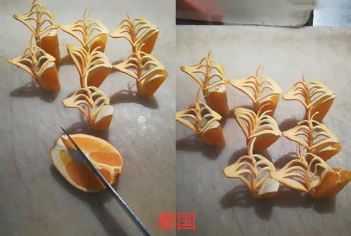 同样是切橙子，中国讲究，韩国精致，而迪拜切的我吃不起！
