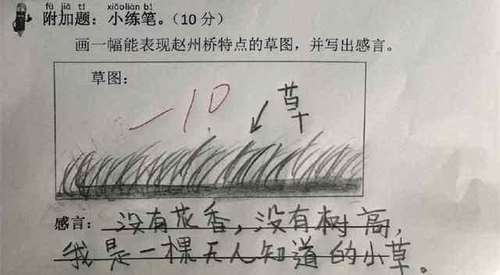 小学生“0分”试卷火了，老师：你的智商超越了地球人
