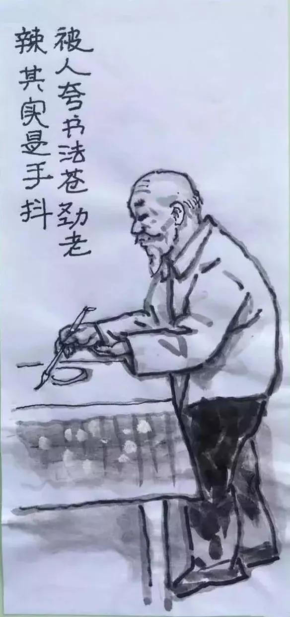 一组调侃衰老的漫画：下了奔驰，我要换乘轮椅！