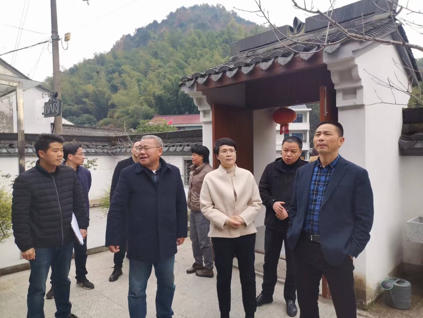 浙江省农业农村厅副厅长沈素芹到金秋家园考察